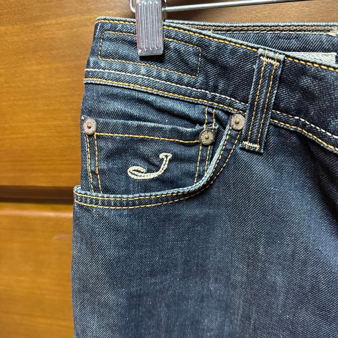 JACOB COHEN デニムジーンズ ボタンフライ 34 PW620注意書き