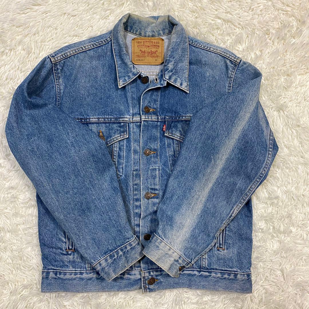 【USA製】90's リーバイス　Gジャン　デニムジャケット70506-0217