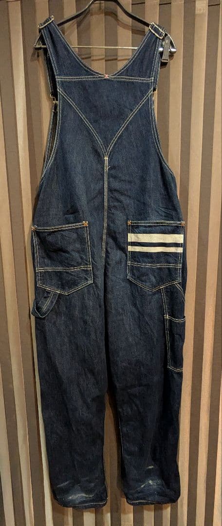 桃太郎ジーンズ GTBデニム・オーバーオール サイズM