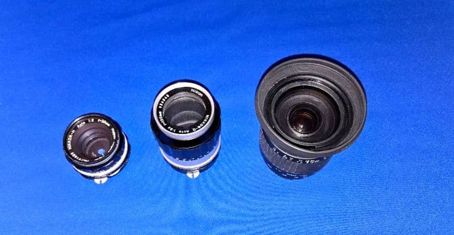 Nikon F 一眼レフ No71番と望遠レンズ