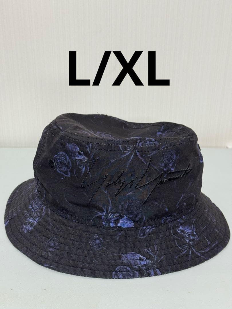 yohji ヨウジヤマモト ニューエラ スカルローズ バケットハットL/XL