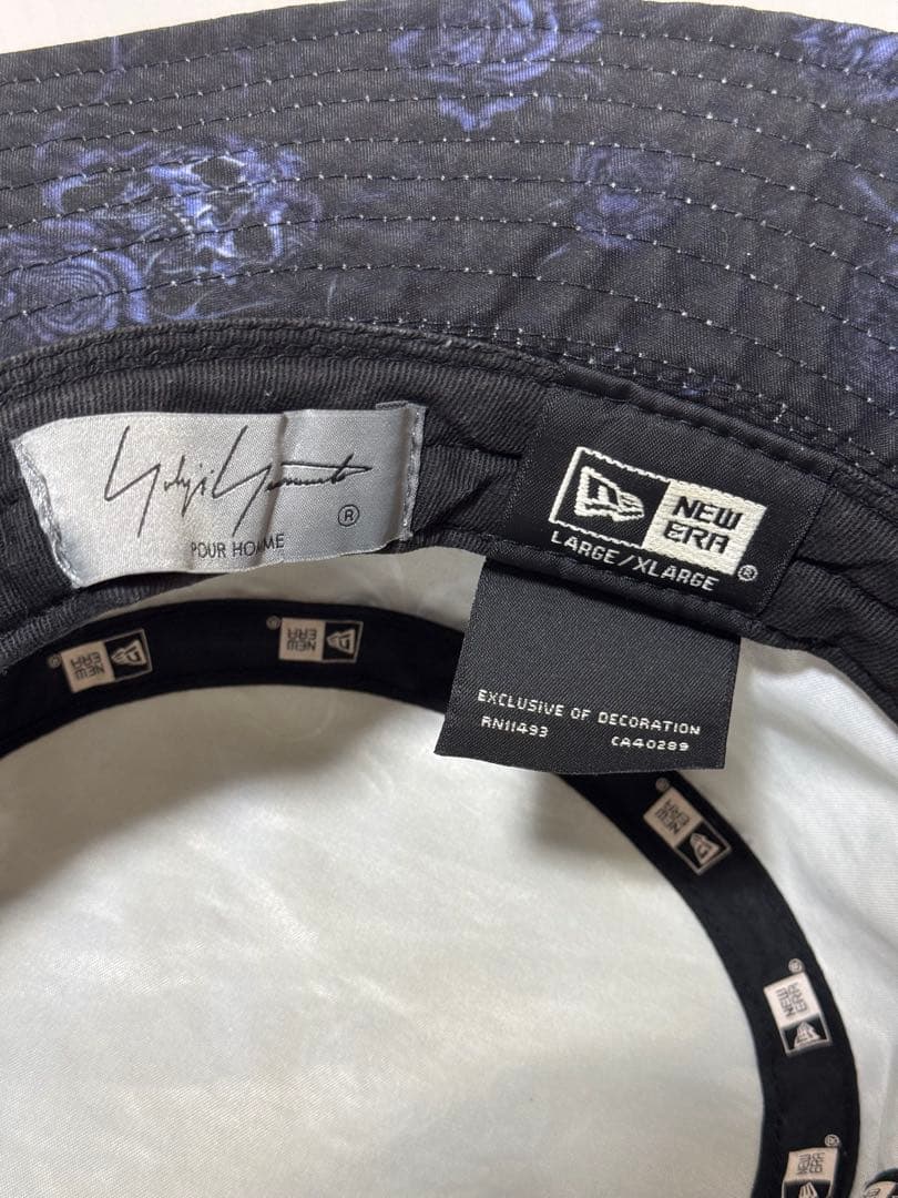 yohji ヨウジヤマモト ニューエラ スカルローズ バケットハットL/XL