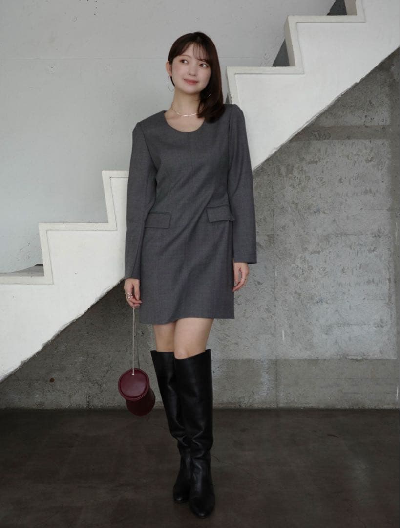 anuans ボクシーミニワンピース GLAY