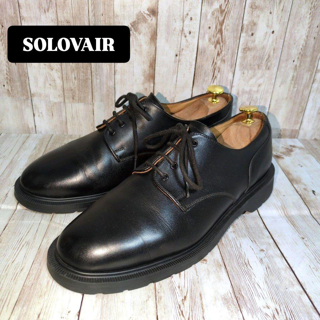 【SOLOVAIR】4EYE☆プレーントゥ☆イングランド製☆UK8