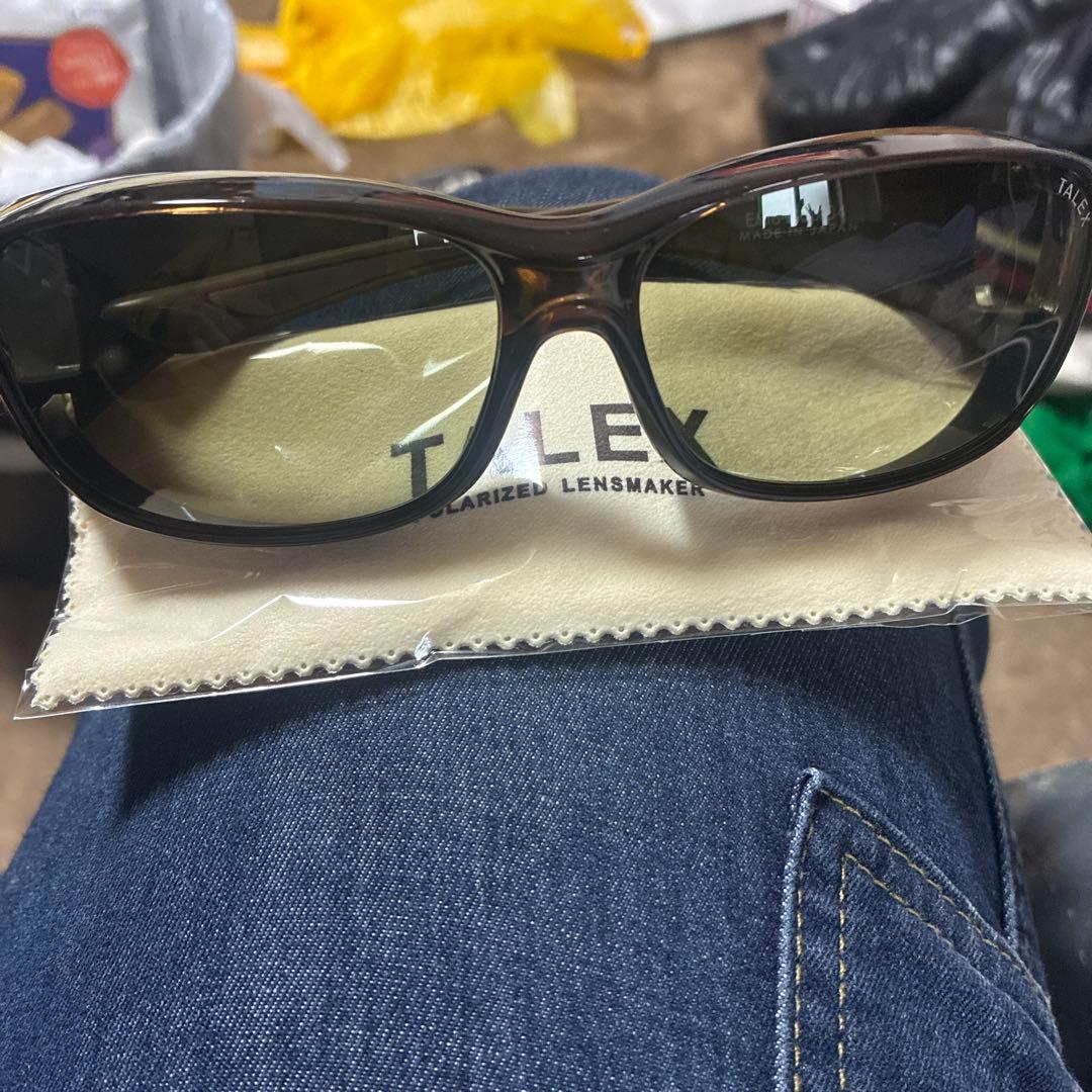 TALEX 偏光レンズサングラス クリーニングクロス付き