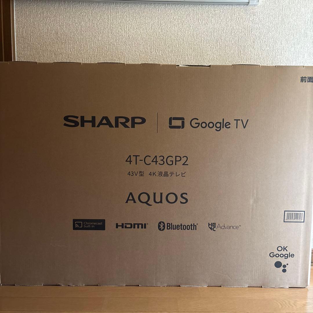 SHARP 4T-C43GP2 43インチ 4Kテレビ