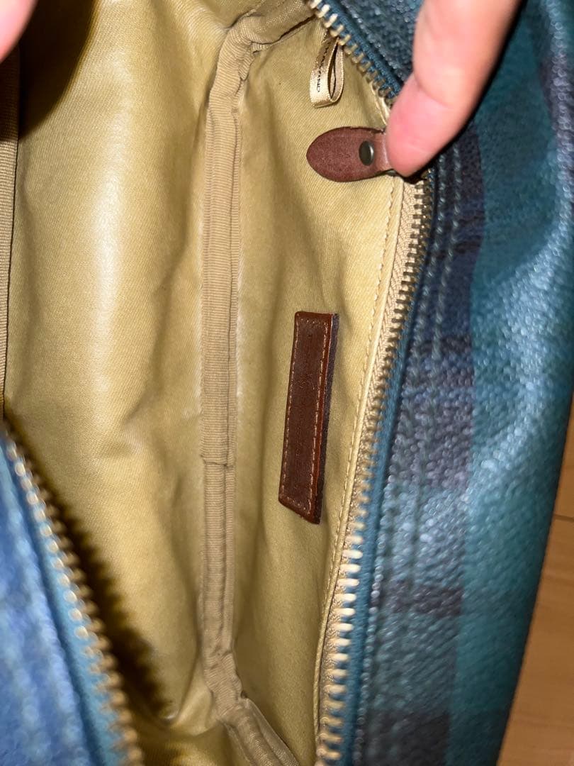 Ralph Lauren チェック柄 ミニボストンバッグ ポーチセット