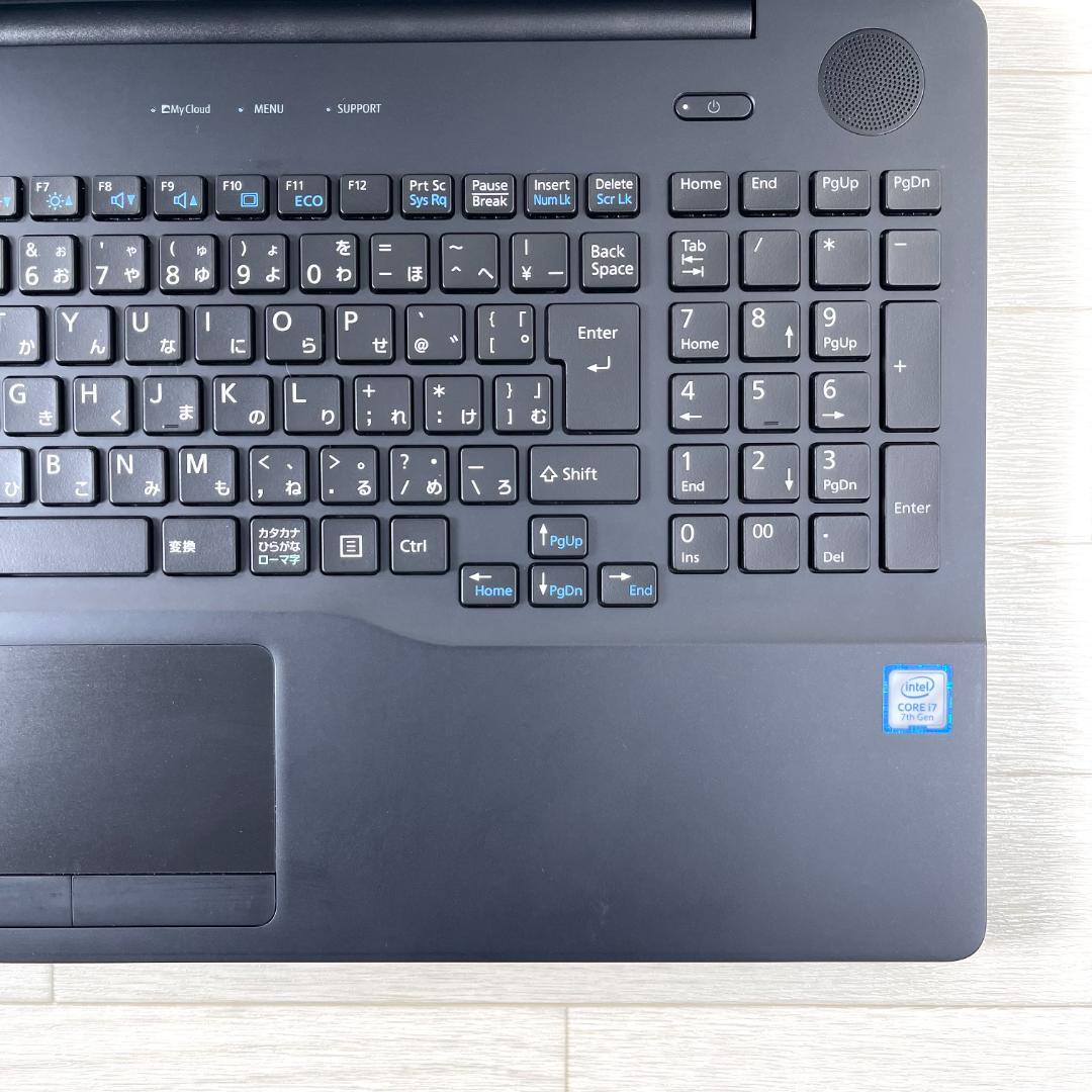 富士通 i7 高速SSD500GB メモリ16GB オフィス付 ノートパソコン