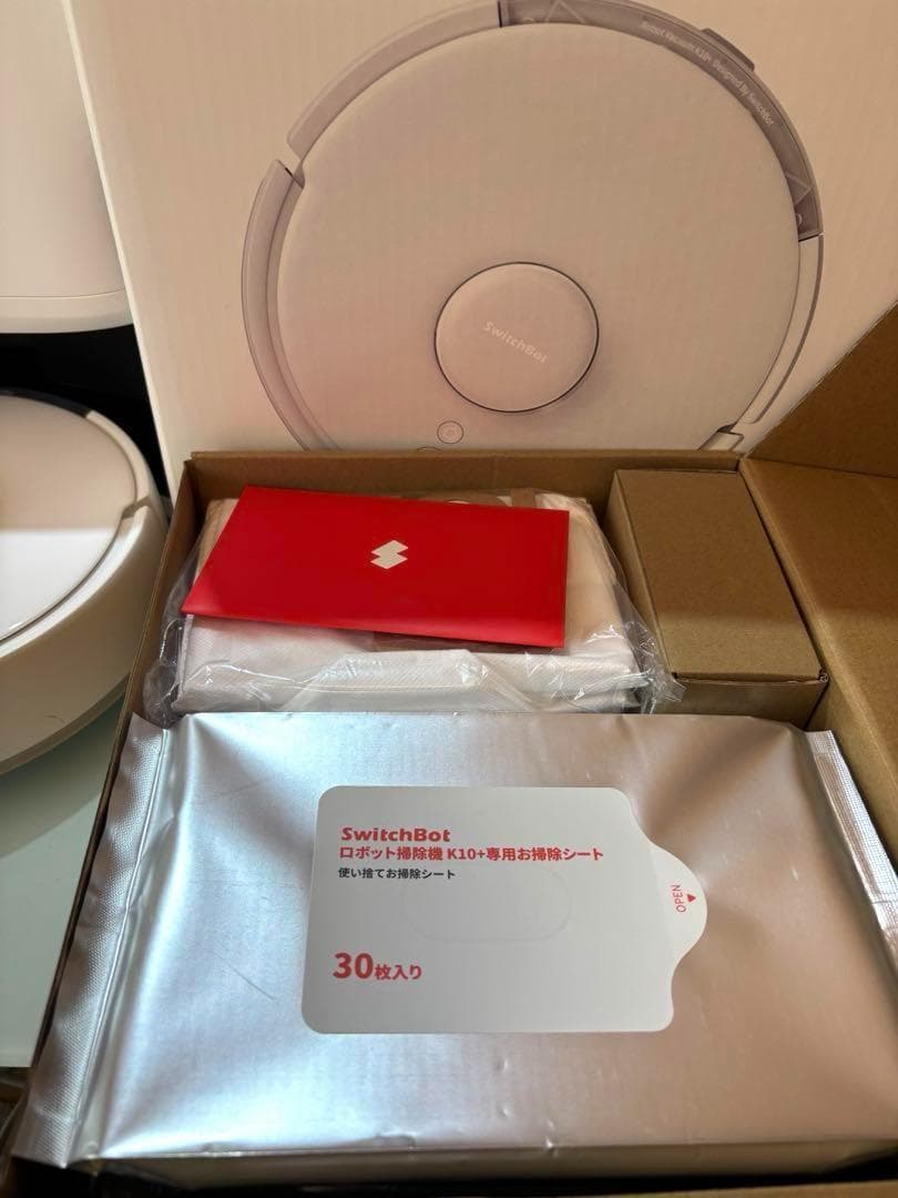 SwitchBot ロボット掃除機 K10+ 1年分アクセサリー1万円相当セット