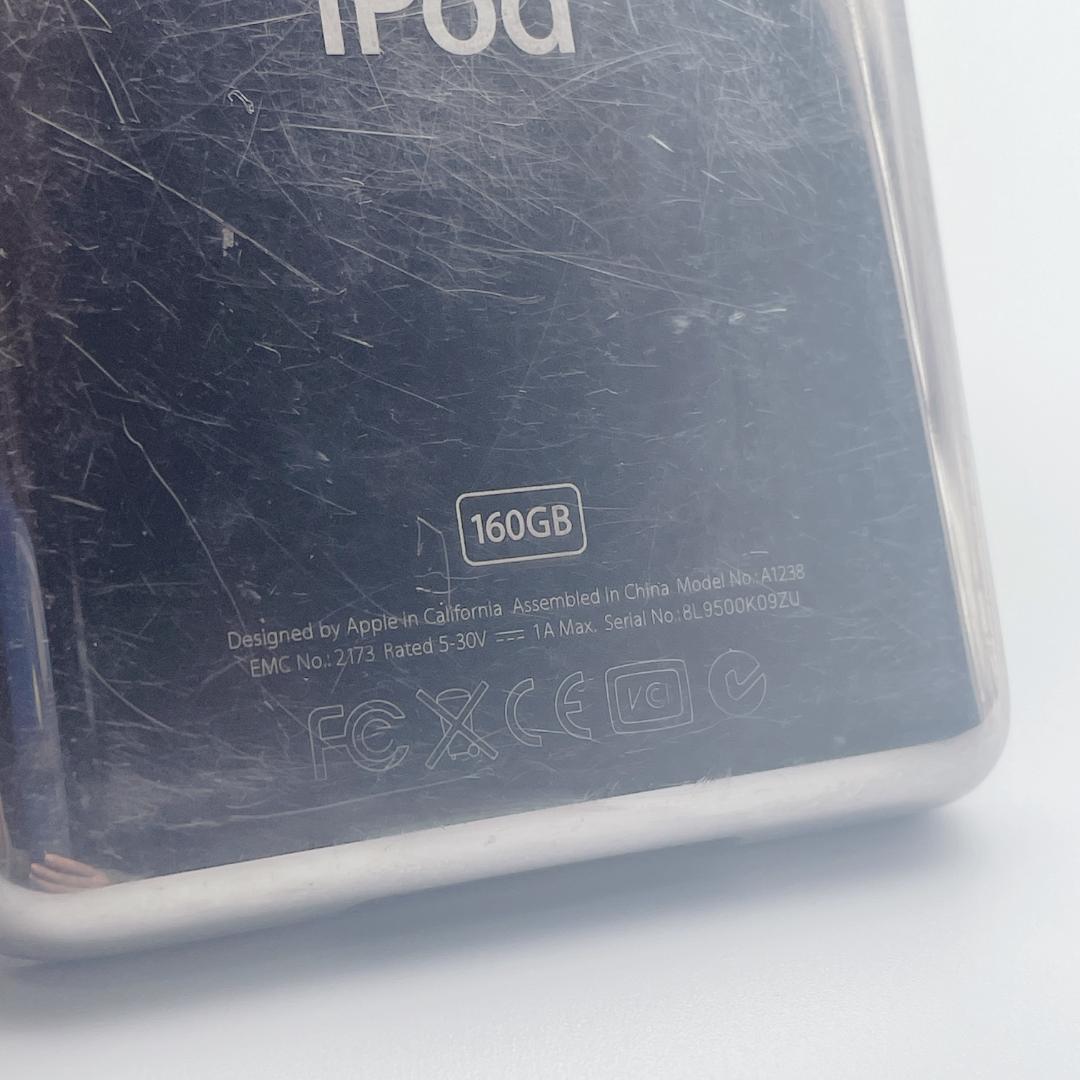 【良品】Apple iPod classic 160GB A1238 ブラック