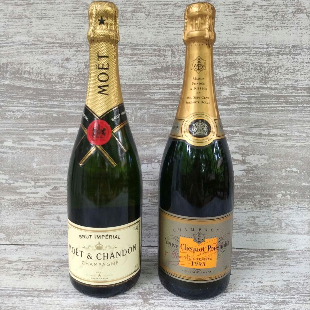 【750ml×2本】モエエシャンドン　&ヴーヴクリコ　リッチリザーブ1995