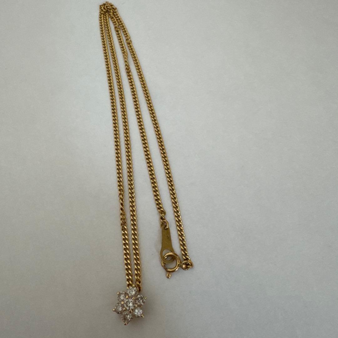 k18ダイヤモンドネックレス