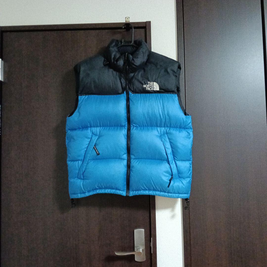 THE NORTH FACE ダウンベスト 青・黒