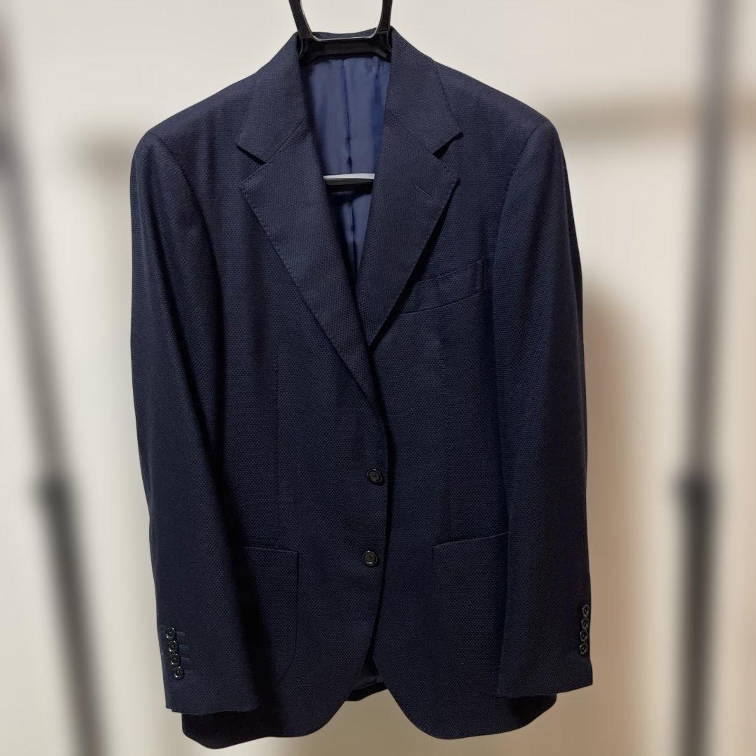 BEAMS F ネイビージャケット パッチポケット サイズ46 美品