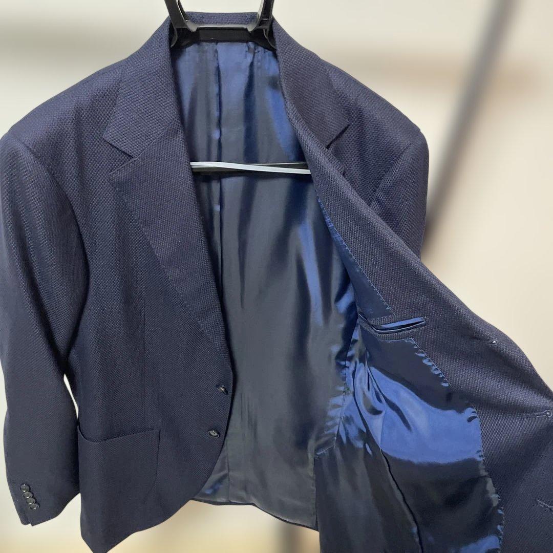 BEAMS F ネイビージャケット パッチポケット サイズ46 美品