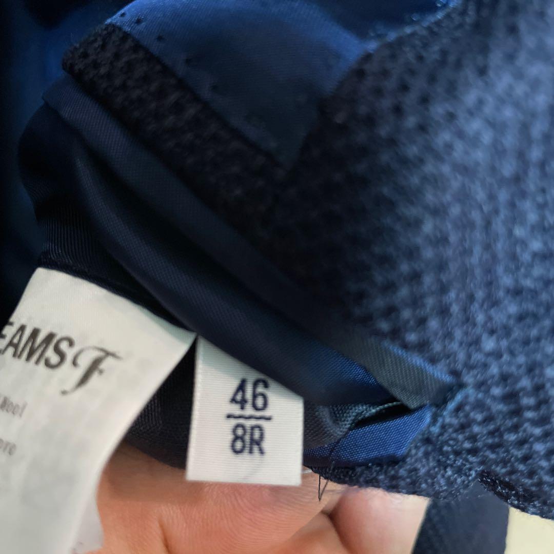 BEAMS F ネイビージャケット パッチポケット サイズ46 美品