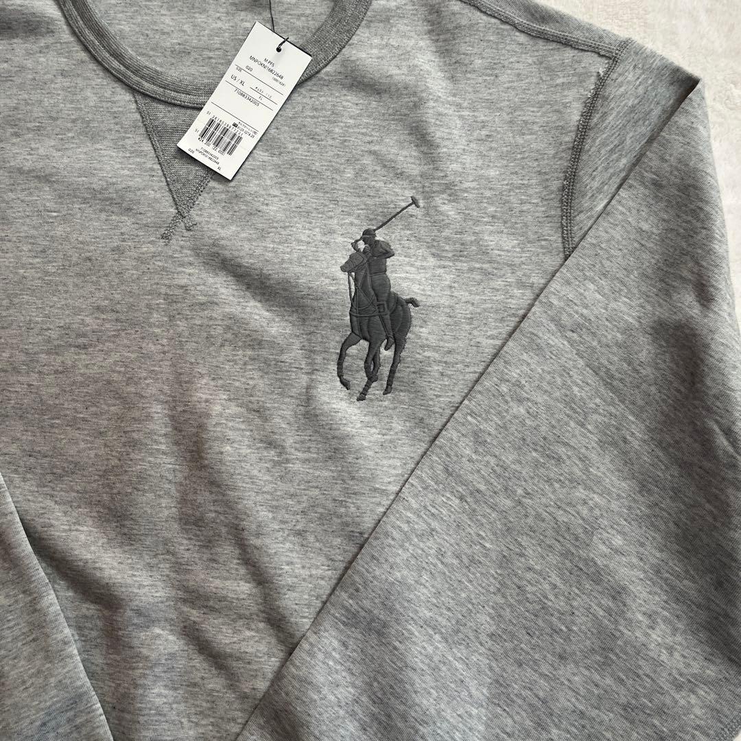 ラルフローレンビックポロトレーナーXL グレー