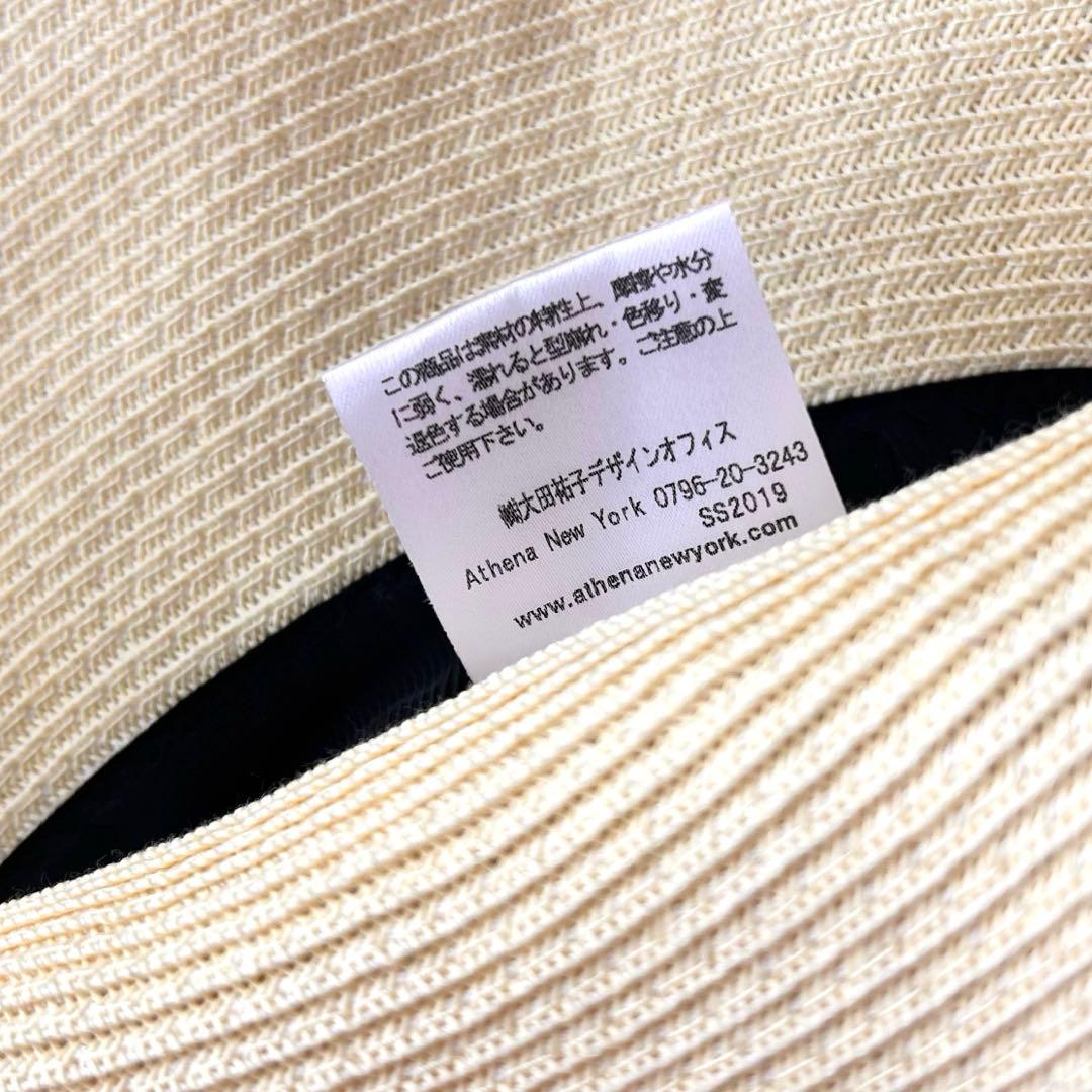 希少！未使用品　Athena New York ハット　フラワー　レース