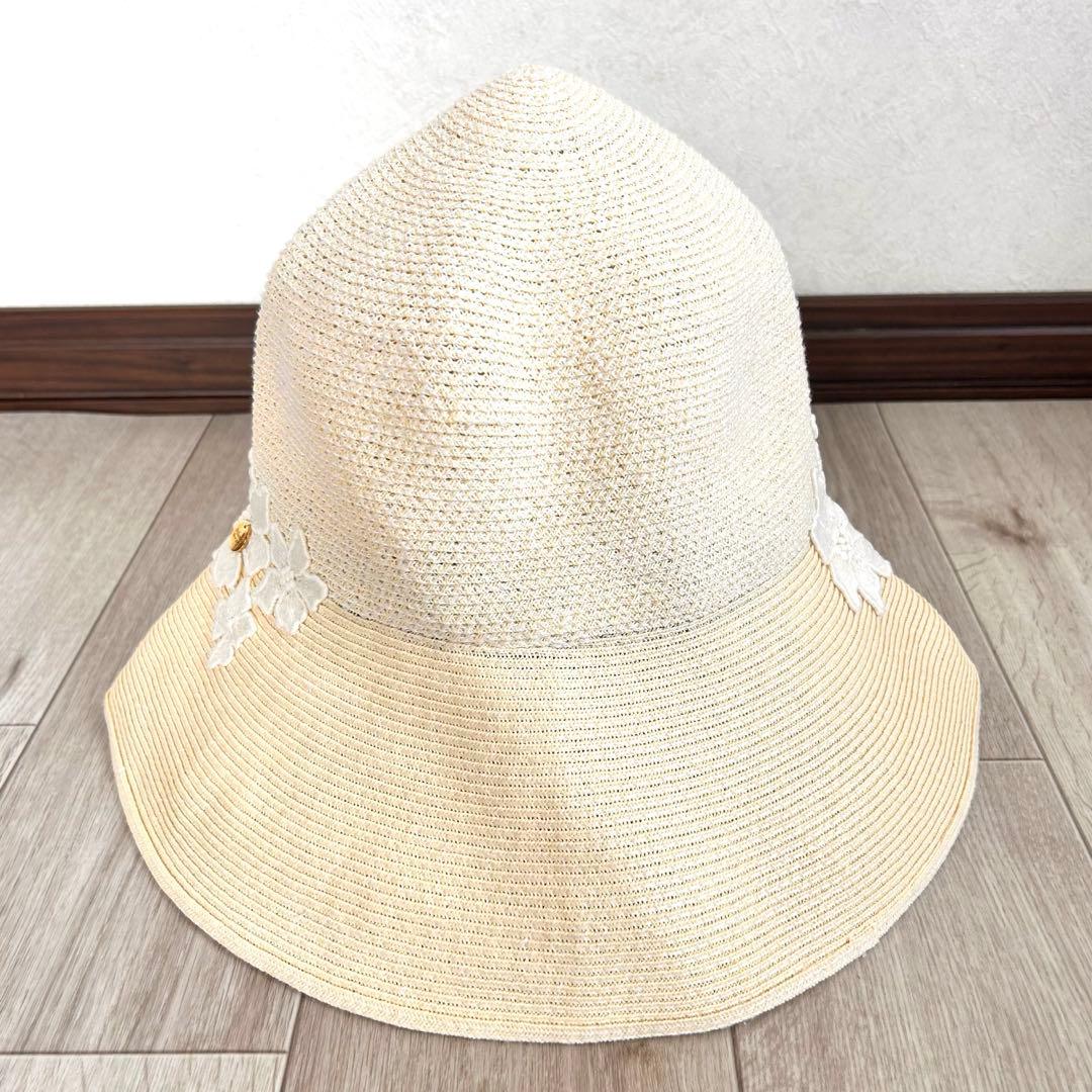 希少！未使用品　Athena New York ハット　フラワー　レース