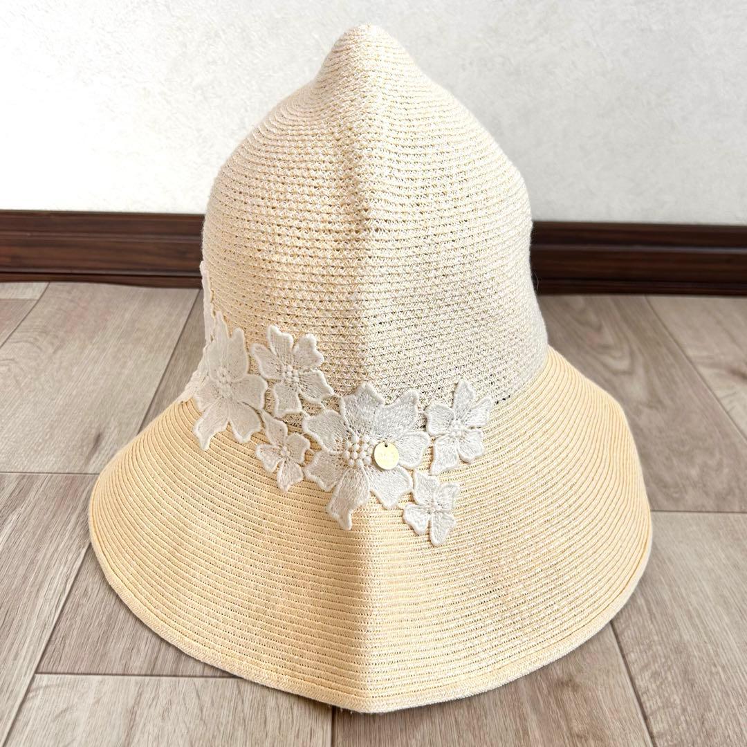希少！未使用品　Athena New York ハット　フラワー　レース