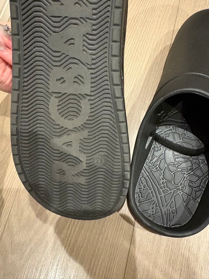 RACBAKI ブラック サボサンダルM