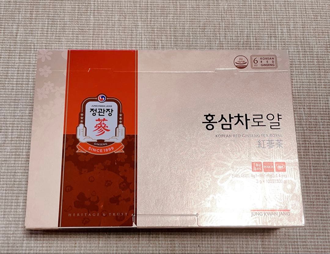 新品未開封　正官庄　紅参茶 300g （3g×100包）