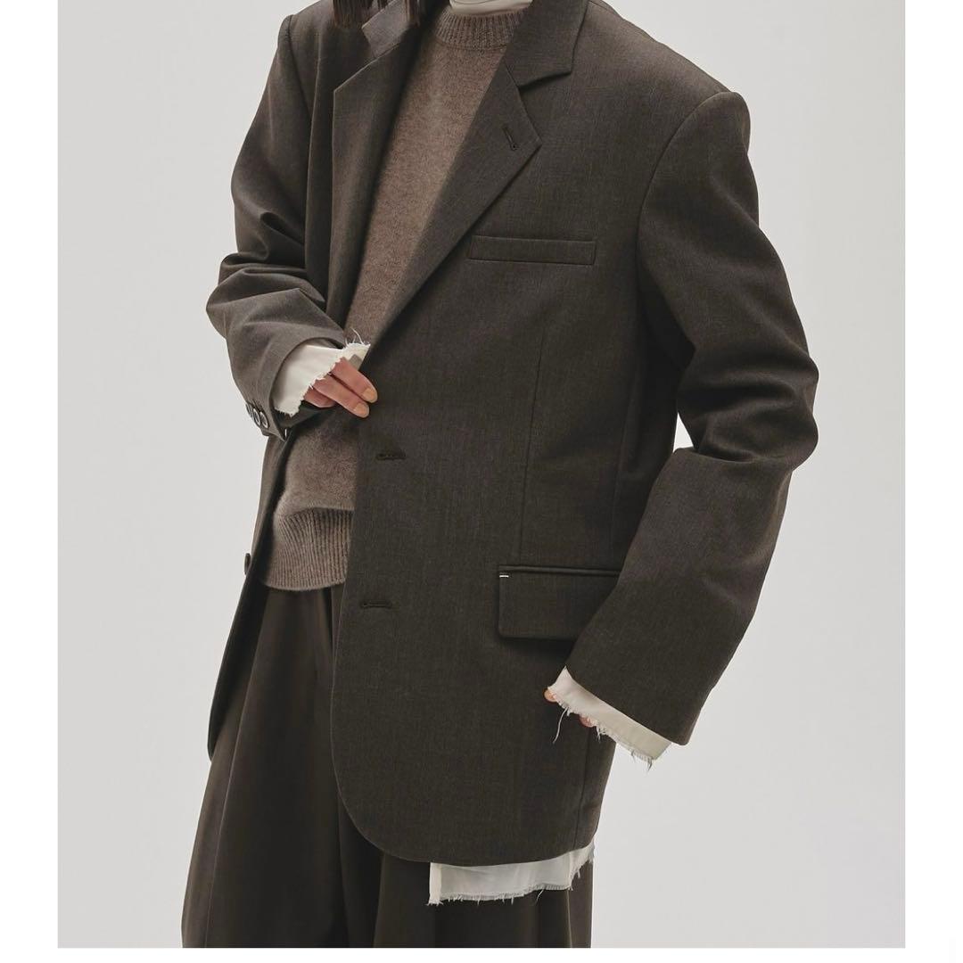 TODAYFUL オーバーショルダージャケット グレー 36