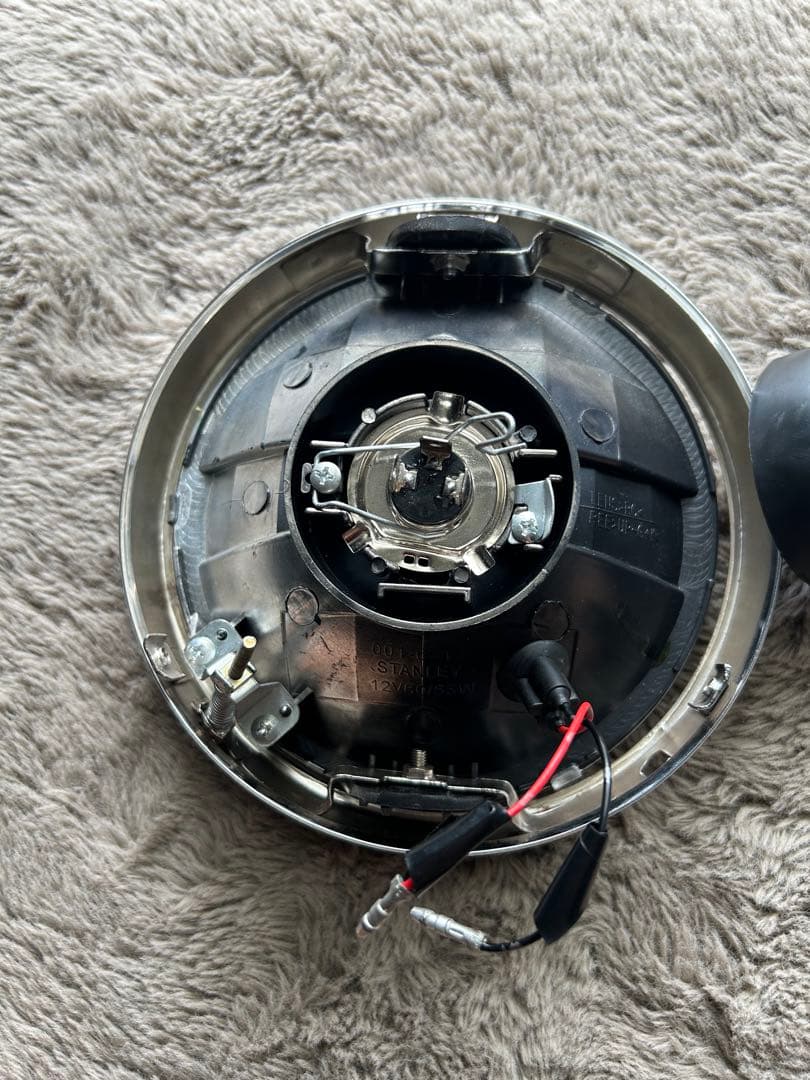 程度良好/当時物FET極東凹みレンズヘッドライト/検索シビエCIBIEマーシャル