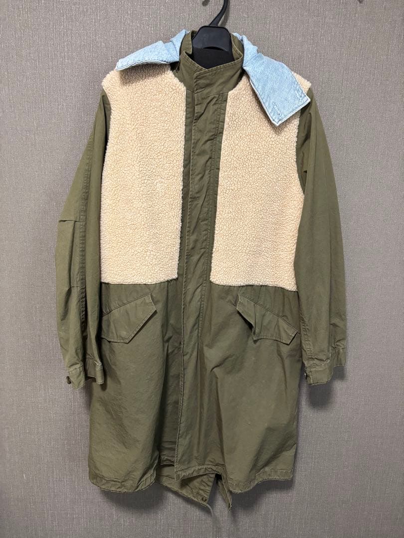 MISTERGENTLMAN ボアフィールドコート（モッズコート）Mサイズ