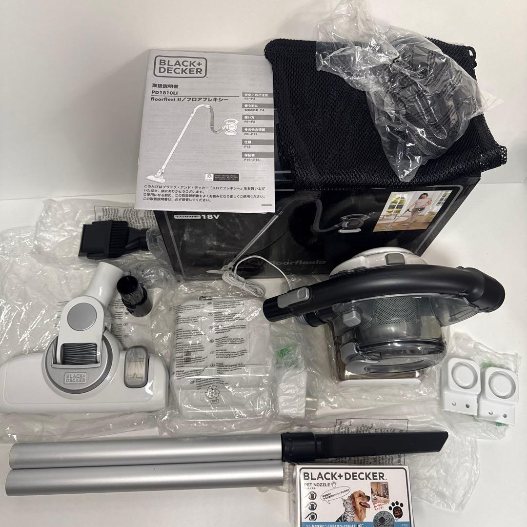 BLACK+DECKER コードレス掃除機 18V