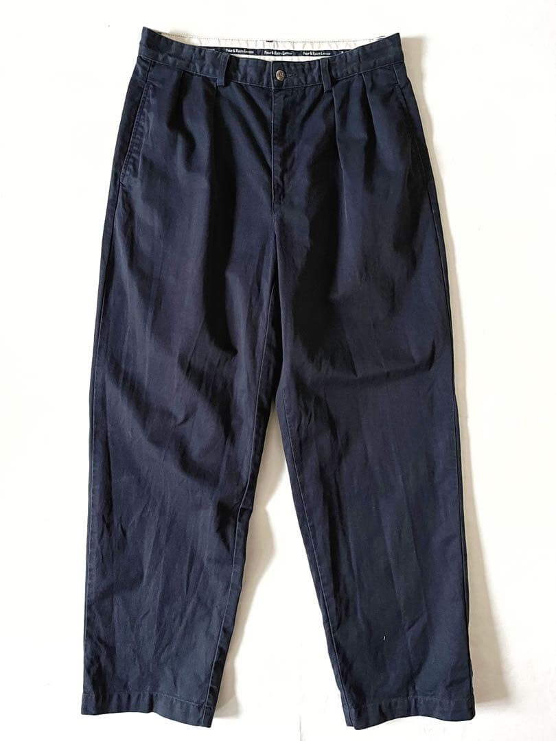 90s USA製 POLO Ralph Lauren 2タックチノ Andrew