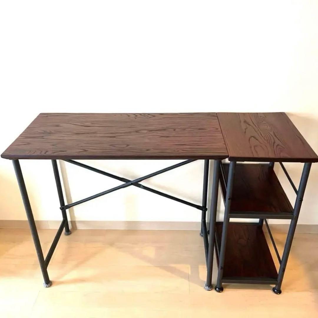 美品 PCデスク L字 ワーキングデスク サイドデスク 机 2way