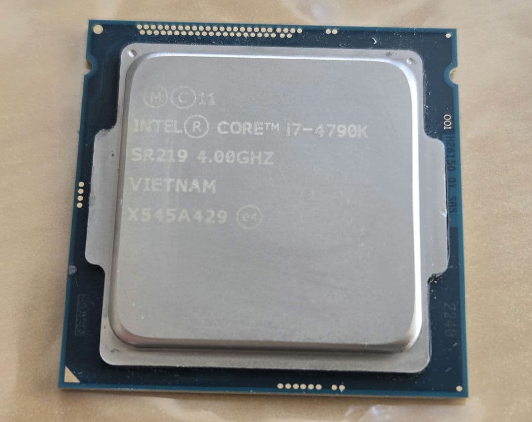 Intel Core i7-4790K LGA1150 CPU 純正クーラー付