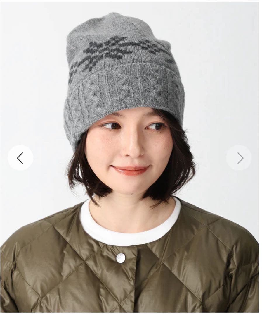 HUNTING WORLD 新品未使用ラムウールマフラー＋ニットキャップセット