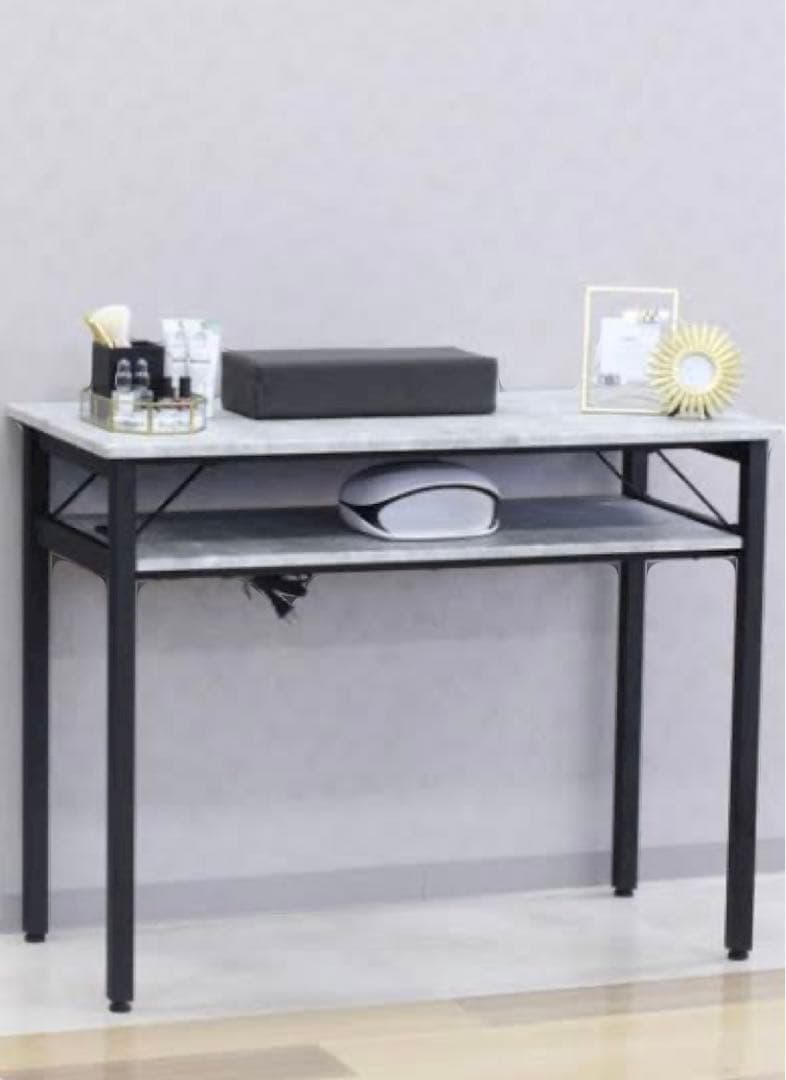 「ママサン専用」ネイルデスク　スツール　スタンドライト　3点セット