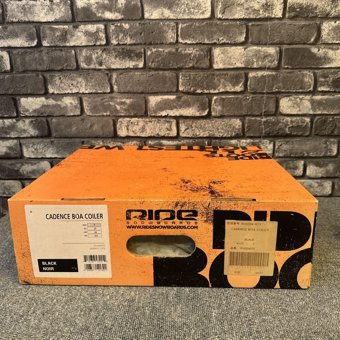 ライド スノーボードシューズ レディース オールブラック 24cm