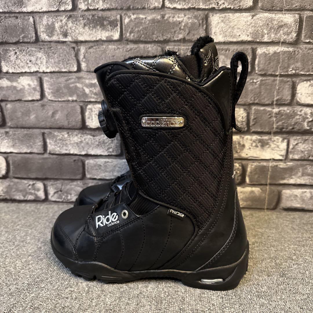ライド スノーボードシューズ レディース オールブラック 24cm