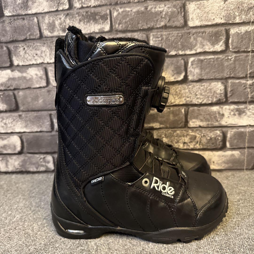 ライド スノーボードシューズ レディース オールブラック 24cm