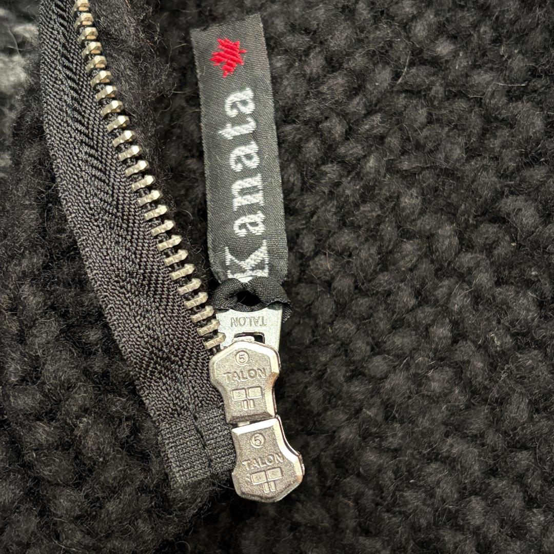 希少　Kanata　カナダ製　ハンドニット スカル 別注モデル　カウチンセーター