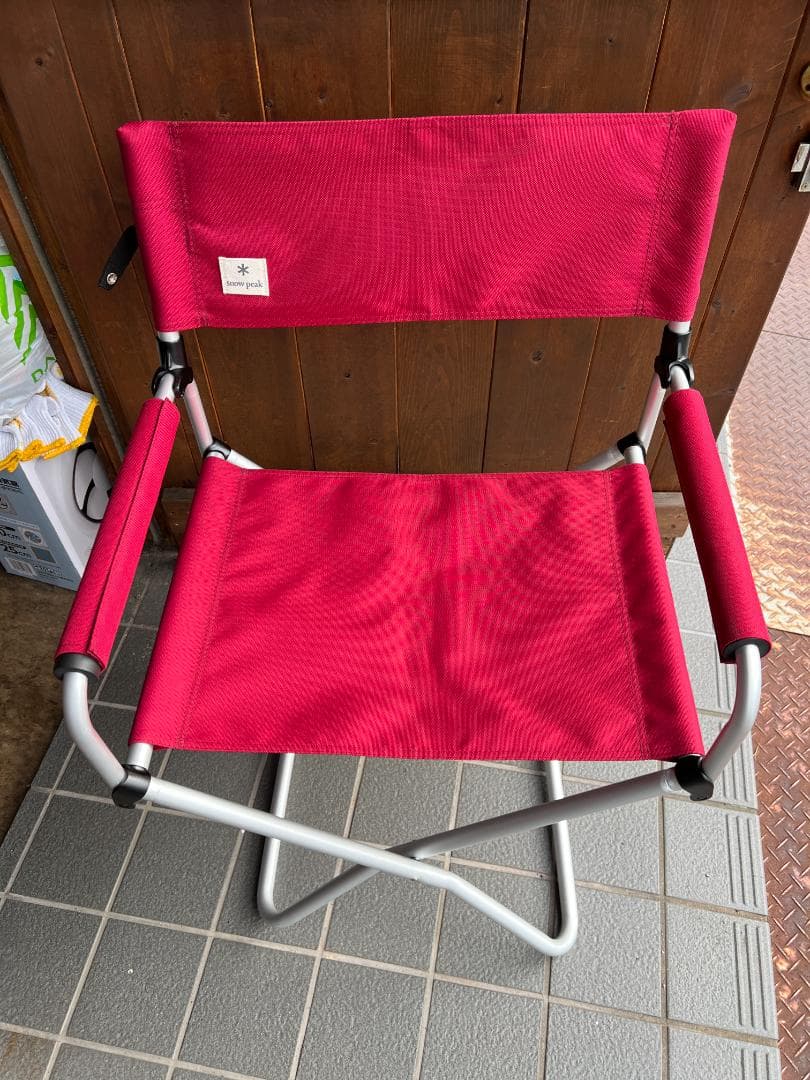スノーピーク　 FDチェア レッド
