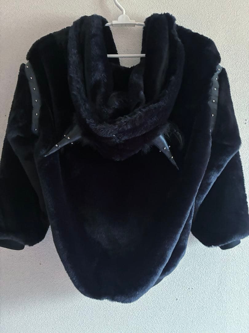 【ほぼ新品】Dimmoire BABY DEVIL ファーパーカー【Black】