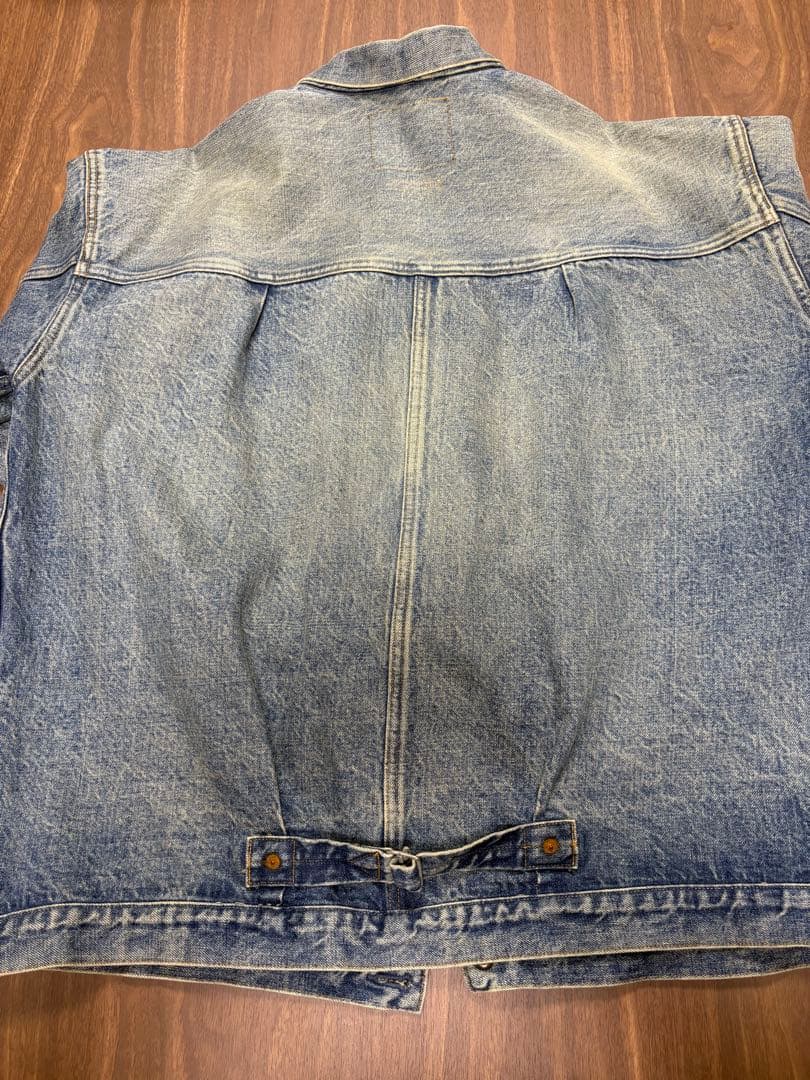 INTERIM DENIM JACKET USED加工