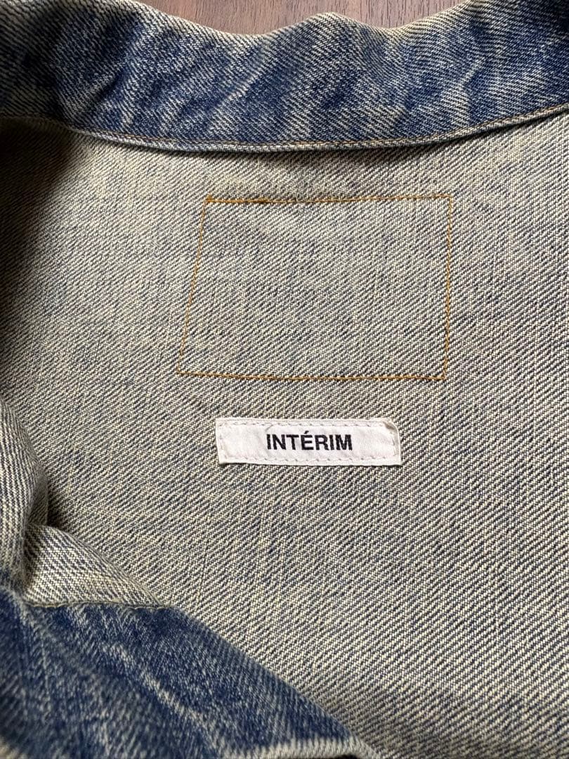 INTERIM DENIM JACKET USED加工