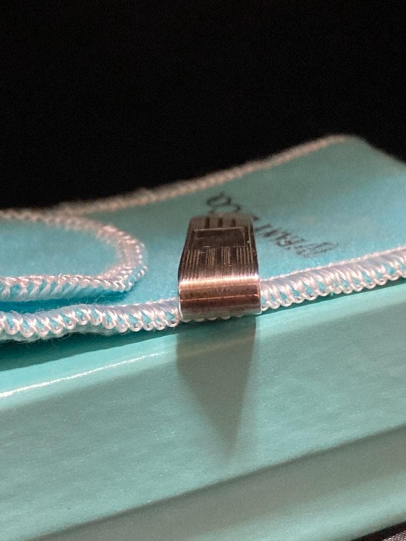 ティファニー エンジンターン ネクタイピン シルバー 925