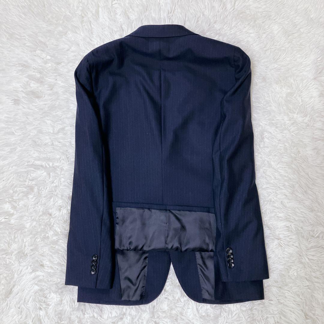 【美品】ONLY オンリー　3ピース　セットアップ　スーツ　ネイビー　ウール