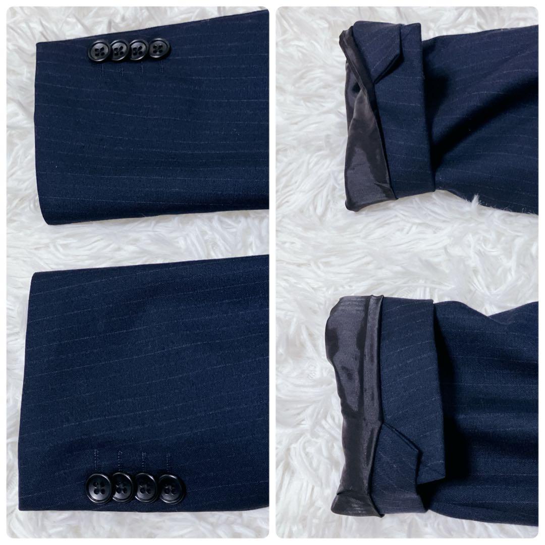 【美品】ONLY オンリー　3ピース　セットアップ　スーツ　ネイビー　ウール