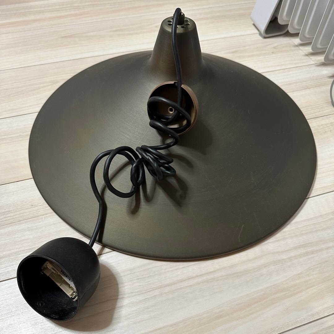 アンティークflame brass L 真鍮製ペンダントライト E26