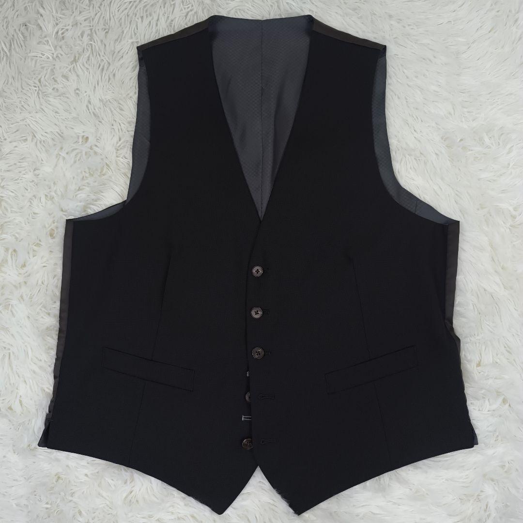 ✨タグ付き未使用✨ 24/7 スーツ セットアップ ベスト 4点 AB7 黒灰