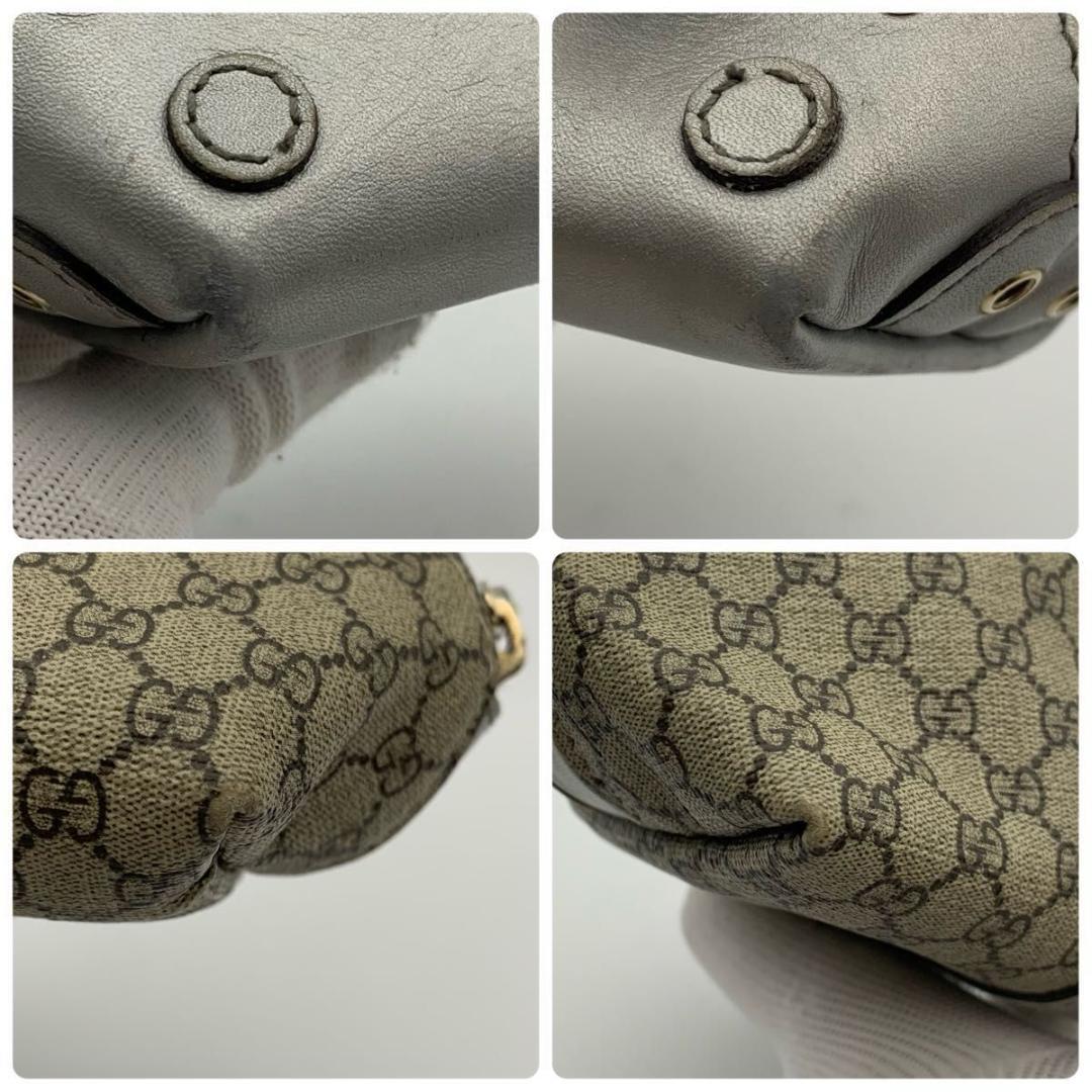 鑑定済み グッチ ケース 財布 GGスプリーム 豚 ブタ レザー アニマル