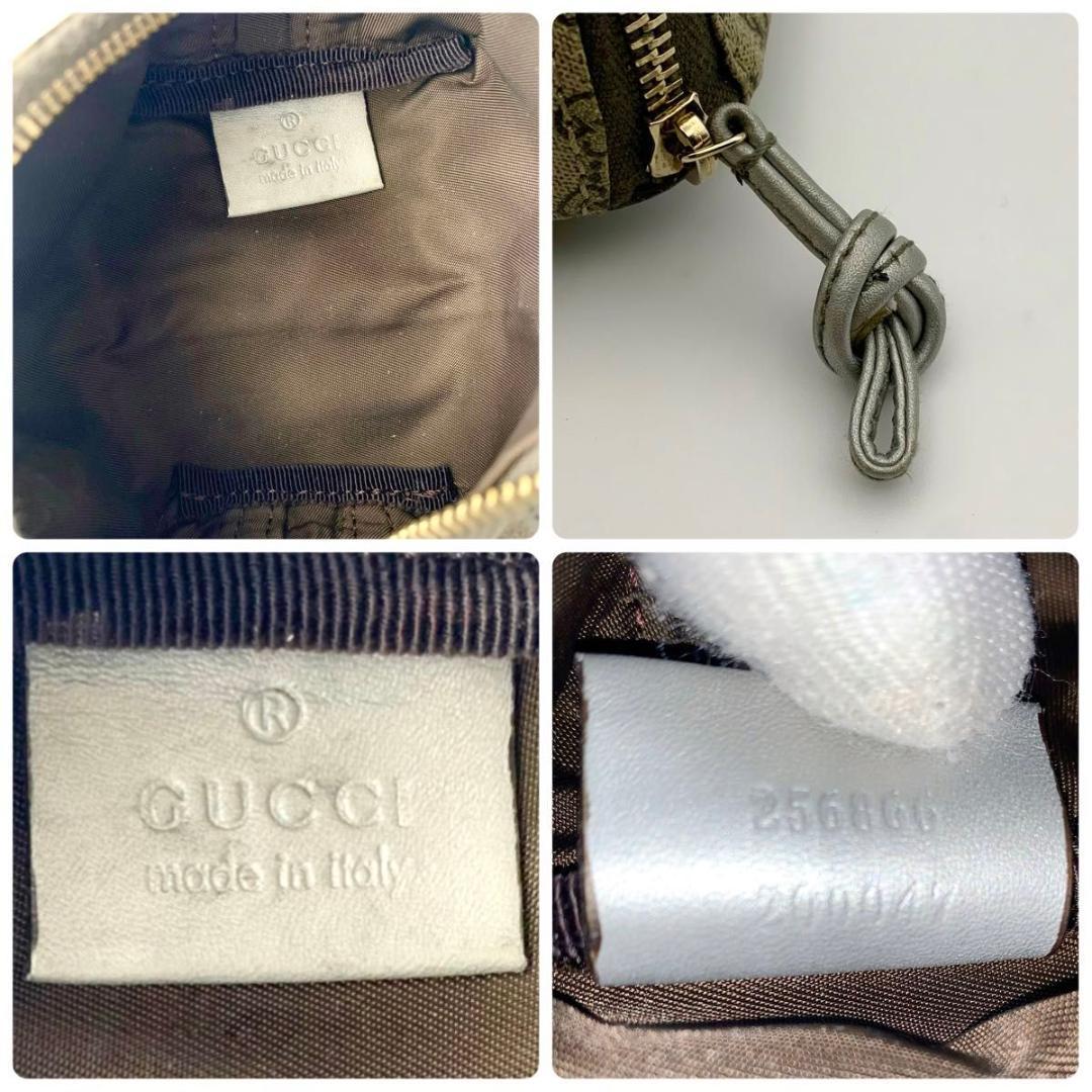 鑑定済み グッチ ケース 財布 GGスプリーム 豚 ブタ レザー アニマル